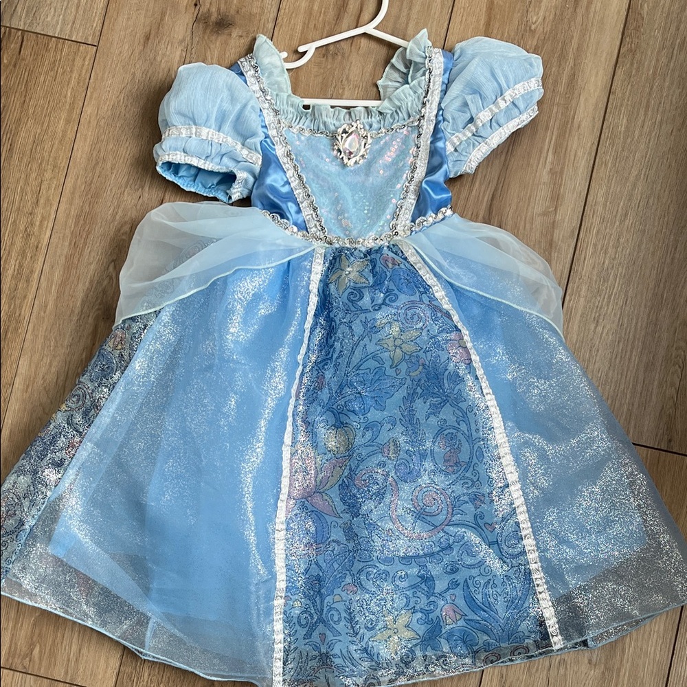 Disney Light Blue Sparkle Princess Costume Dress